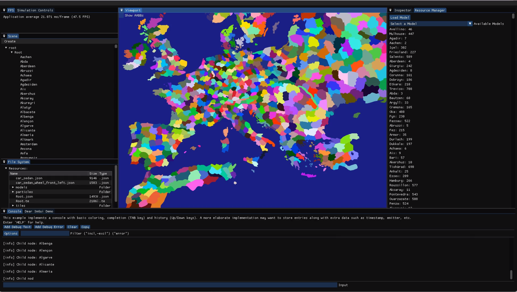 Custom Game Engine Preview